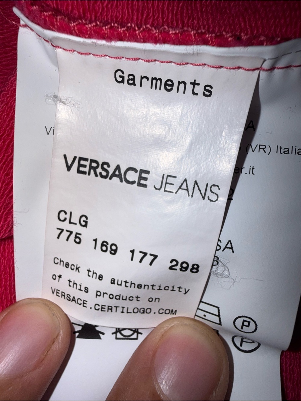 Authentic Versace Pink Sweatshirt - Picture 6 of 7